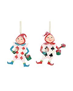 Gisela Graham Playing Card Men (Set of 2)